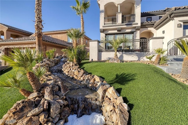 2781 Josephine Dr, Henderson, NV 89044 - fenced yard with a balcony