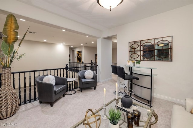 2781 Josephine Dr, Henderson, NV 89044 - carpeted living room with recessed lighting and baseboards