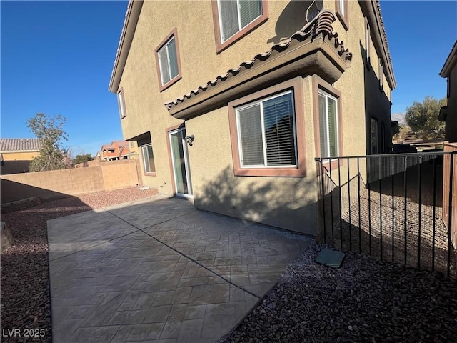 exterior space featuring a patio