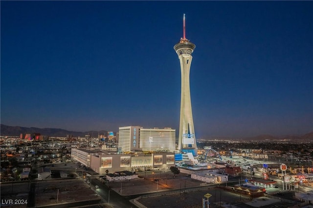 200 W Sahara Ave Unit 1510, Las Vegas, NV 89102 - city view with a view of city lights and mountains