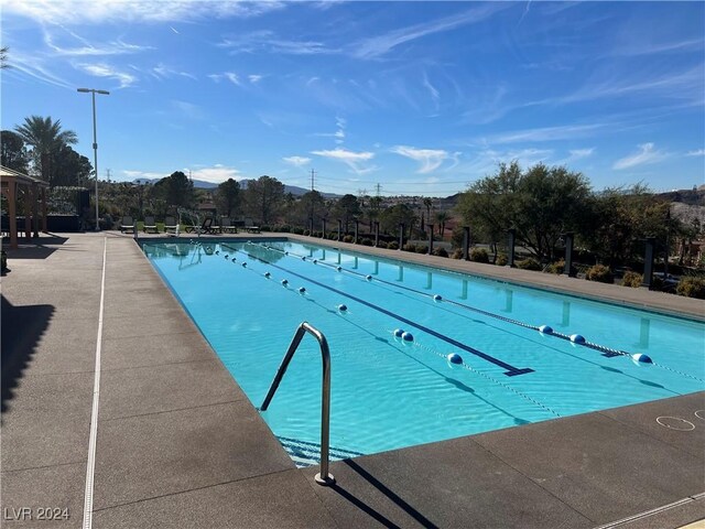 view of pool