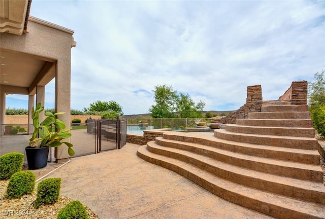 view of patio