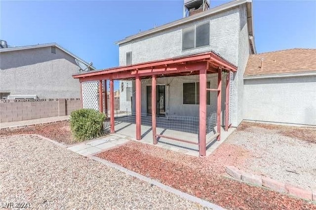 view of rear view of property