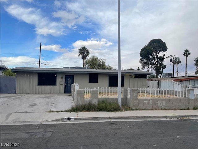 view of ranch-style house