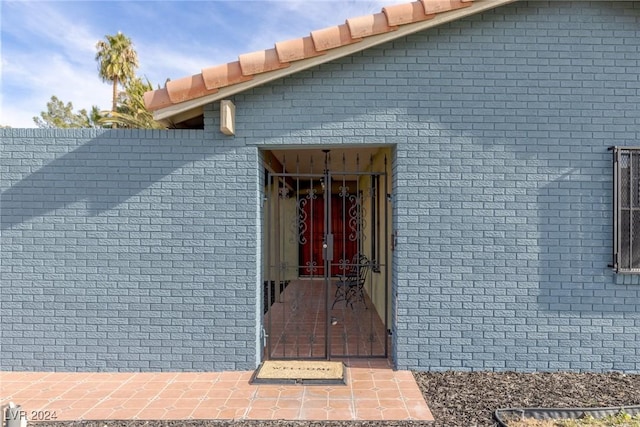 view of entrance to property