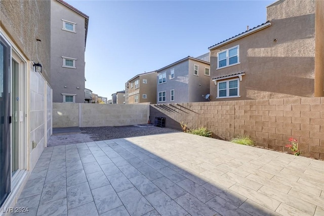 view of patio featuring central AC unit