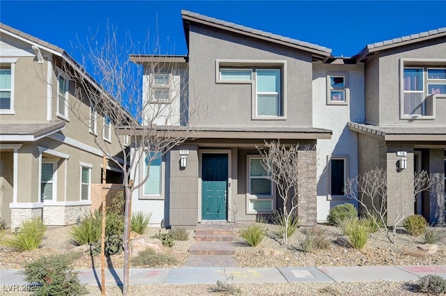 view of townhome / multi-family property