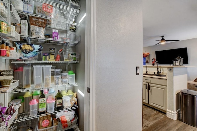 pantry with sink