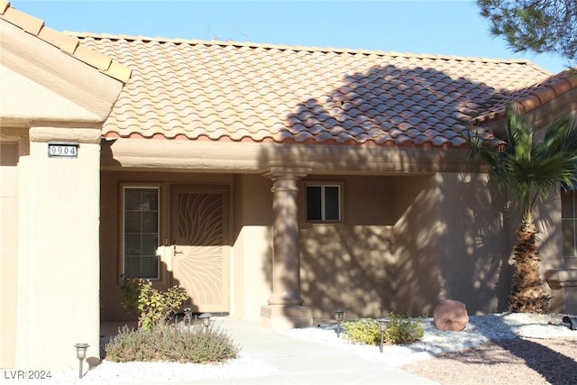 view of entrance to property