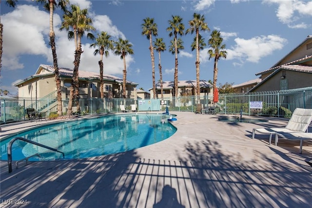 304 S Buffalo Dr Unit 201, Las Vegas, NV 89145 - view of pool featuring a patio