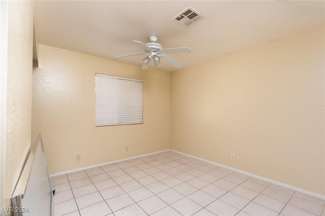 304 S Buffalo Dr Unit 201, Las Vegas, NV 89145 - empty room with ceiling fan and light tile patterned floors