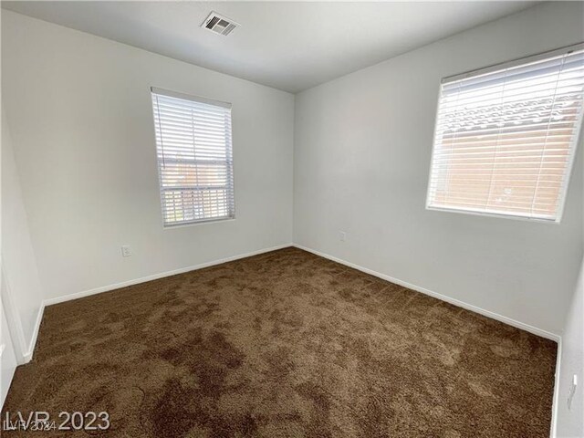 carpeted empty room with a wealth of natural light