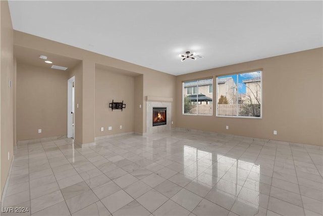 view of unfurnished living room