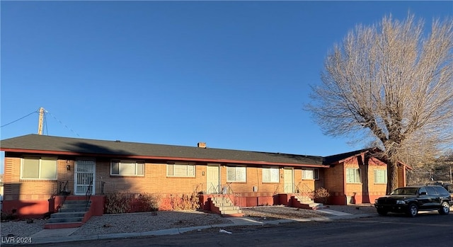 view of ranch-style home