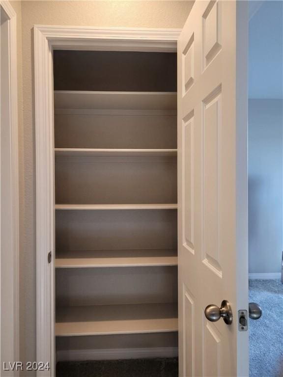 view of closet