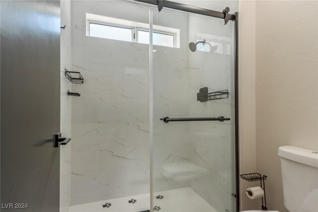 8705 Villa Ridge Dr, Las Vegas, NV 89134 - full bath featuring a marble finish shower