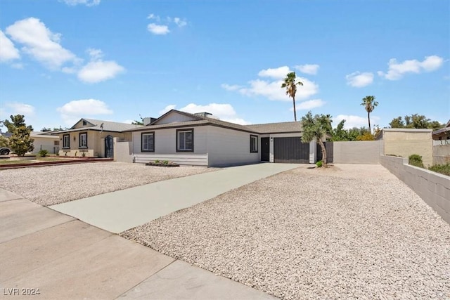 view of ranch-style house