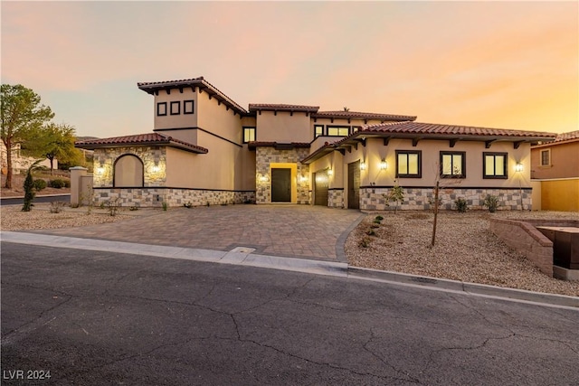 view of mediterranean / spanish-style home