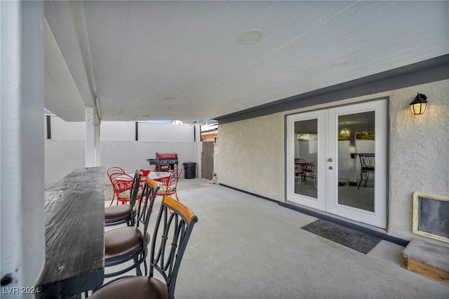 713 Antelope Way, Las Vegas, NV 89145 - view of patio with french doors