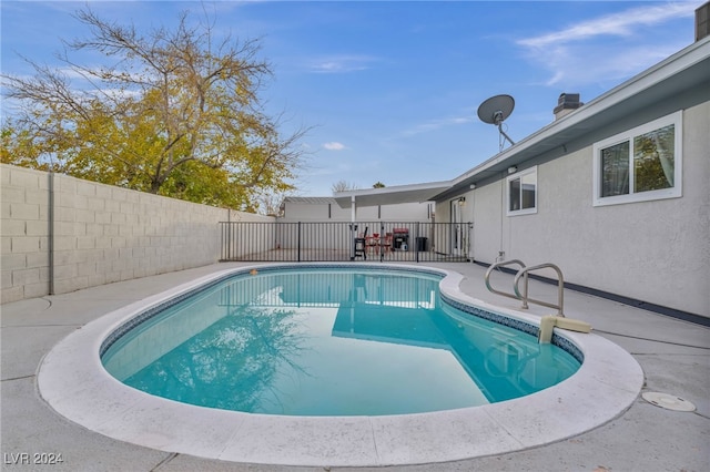 713 Antelope Way, Las Vegas, NV 89145 - view of pool with a fenced backyard and a patio