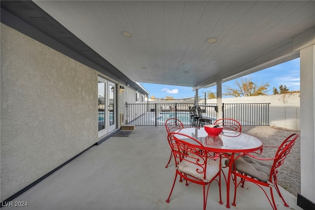 713 Antelope Way, Las Vegas, NV 89145 - view of patio / terrace with outdoor dining area