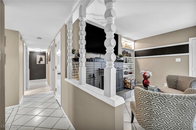 713 Antelope Way, Las Vegas, NV 89145 - hallway with light tile patterned flooring and baseboards