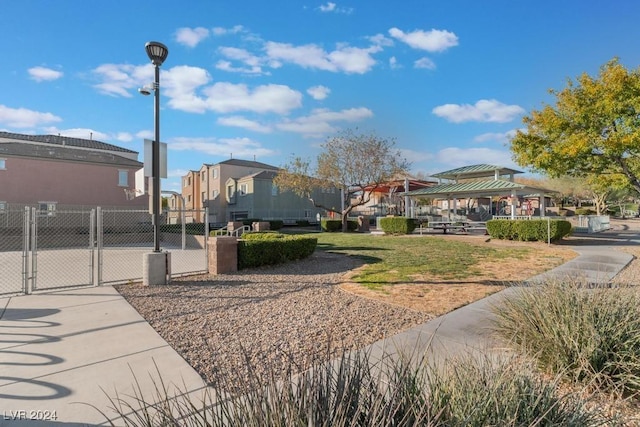 surrounding community featuring a gazebo