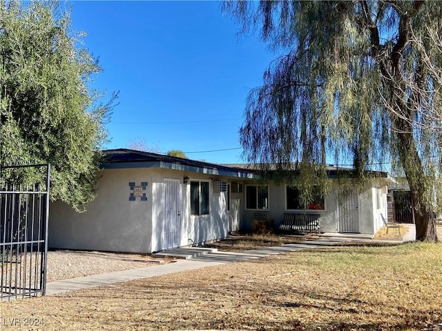 view of back of property