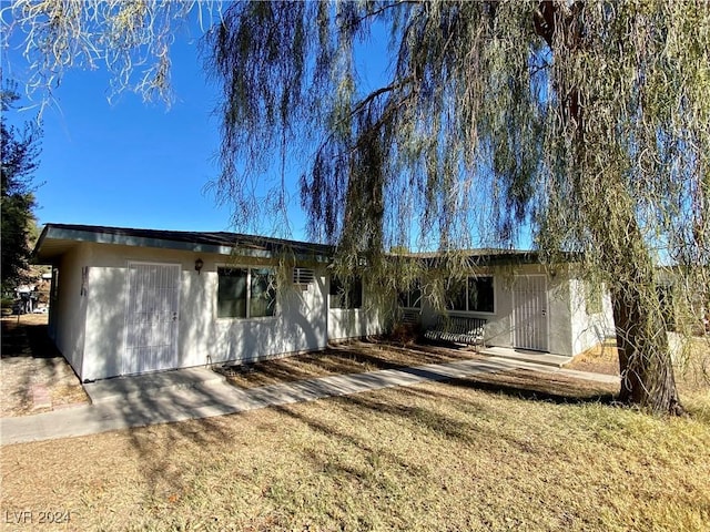 view of rear view of property