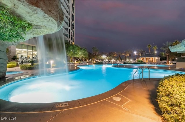 pool featuring a patio