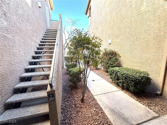 view of staircase