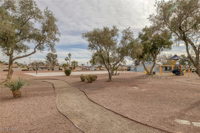 surrounding community featuring a playground