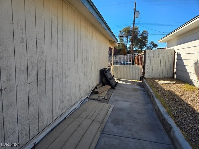 view of property exterior