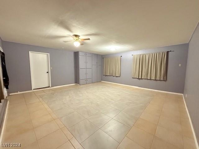 empty room with baseboards