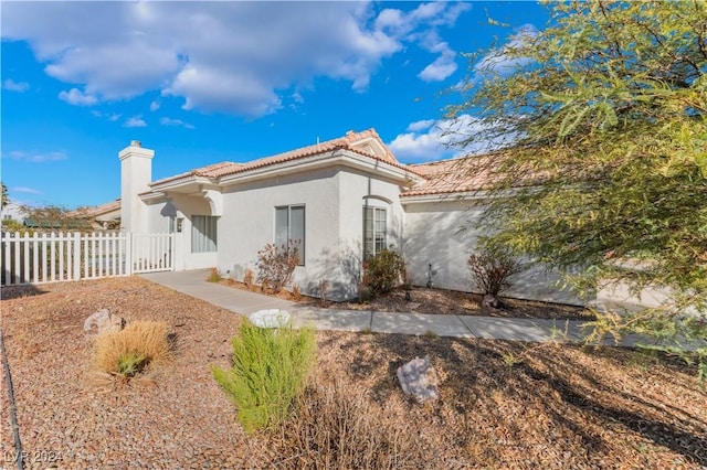 view of rear view of property