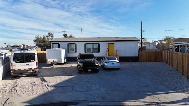 view of manufactured / mobile home