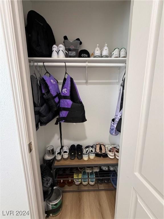 view of closet