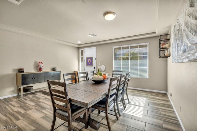 view of dining space