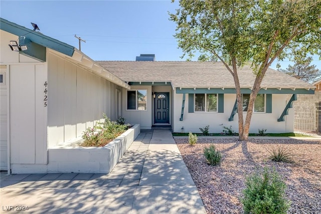 view of ranch-style home