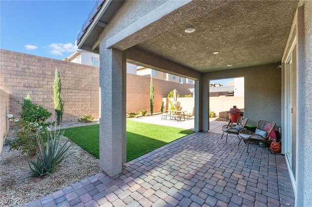 view of patio