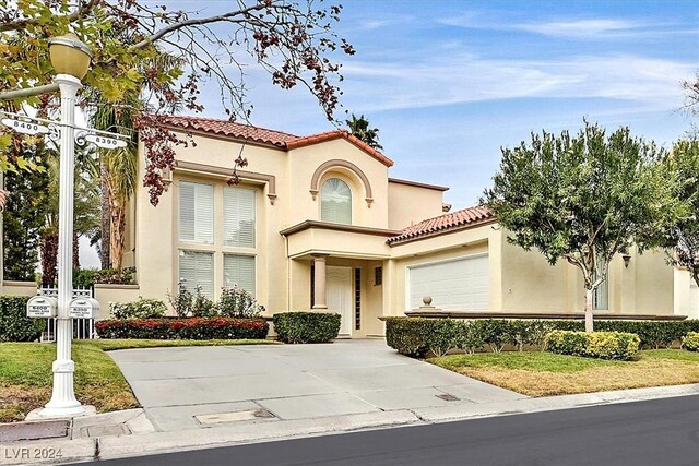 view of mediterranean / spanish house