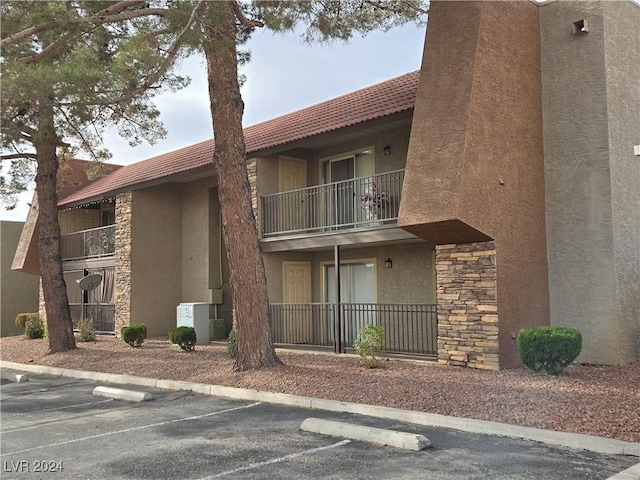 view of property with ac unit