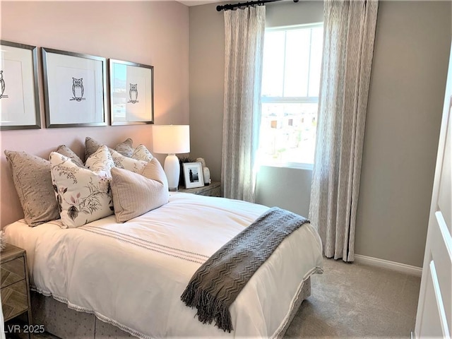 bedroom with carpet flooring