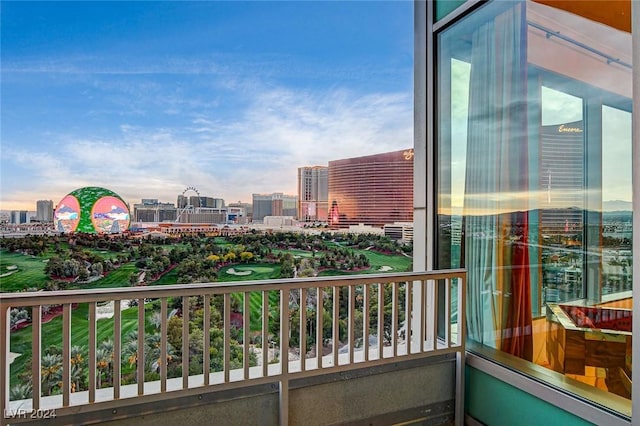 360 E Desert Inn Rd Unit 1402, Las Vegas, NV 89109 - balcony with a city view