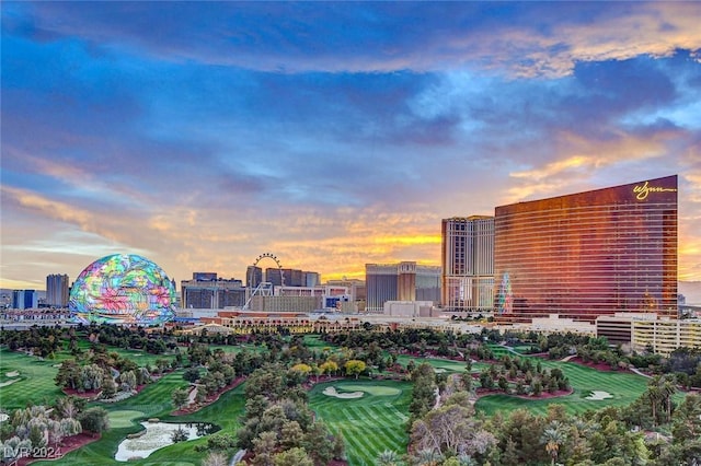 360 E Desert Inn Rd Unit 1402, Las Vegas, NV 89109 - city view with a large body of water and a local golf course