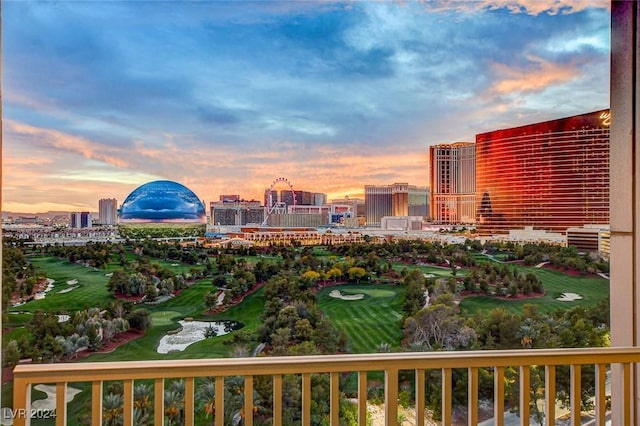 360 E Desert Inn Rd Unit 1402, Las Vegas, NV 89109 - city view featuring a golf course and a large body of water