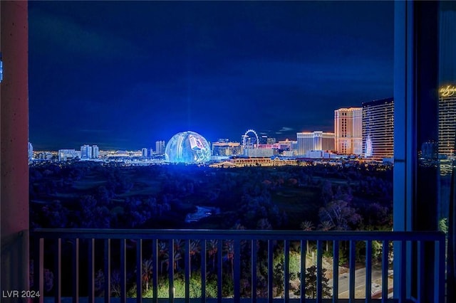 360 E Desert Inn Rd Unit 1402, Las Vegas, NV 89109 - water view with a view of city lights