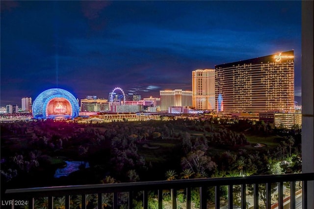 360 E Desert Inn Rd Unit 1402, Las Vegas, NV 89109 - city view featuring a view of city lights