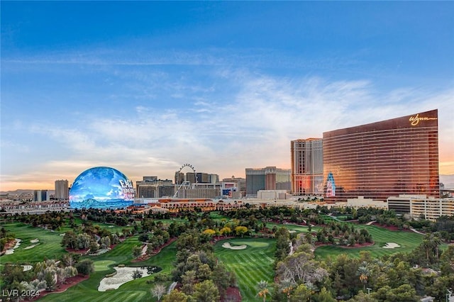 360 E Desert Inn Rd Unit 1402, Las Vegas, NV 89109 - view of property's community with a view of skyline and golf course view