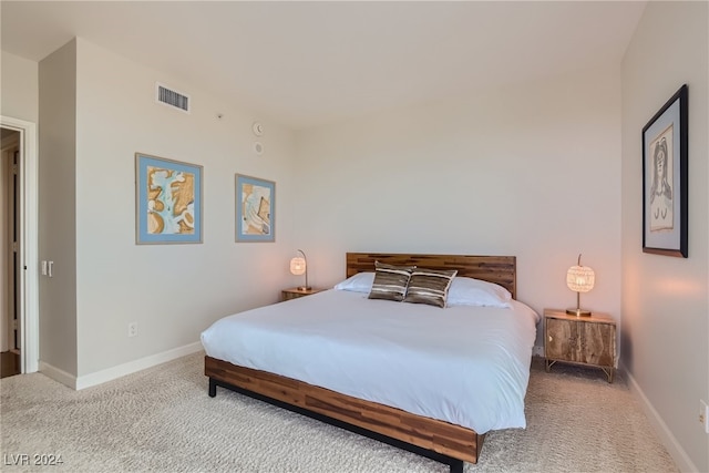 bedroom featuring carpet flooring